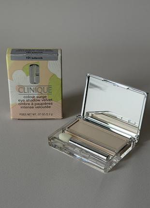 Уцінка❗️ clinique - colour surge eye shadow velvet - тіні для повік, 101 buttermilk
