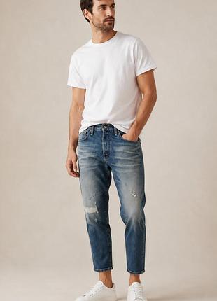 Джинсы denham crop low crotch,укороченные, размер 30