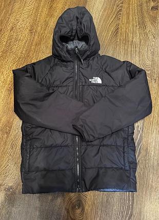 Куртка для підлітків the north face двостороння чорна