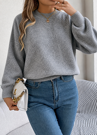 Свитер оверсайз серый 🧶 вязаный c&amp;a 💫 шерстяной уютный ⚡ s-m ✨ базовый кофта женская🤍 красивый женский мирер 🤍 теплий светр 🤍теплый свитер