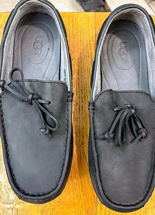 Кожаные лоферы/ мокасины ugg olsen/chester leather оригинал 40.5(26 см стелька)