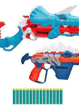 Набір бластерів nerf dinosquad dino-clash pack (f2982)