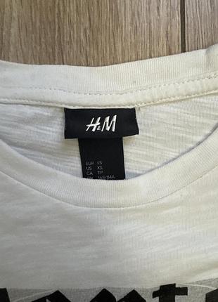 Футболка h&m, xs 2