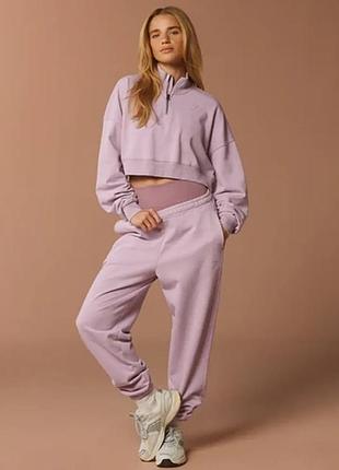 Gymshark x whitney    женский спортивный-повседневный костюм кроп-кофта+штаны