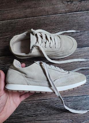 Замшевые кроссовки zara ➡️ 33р