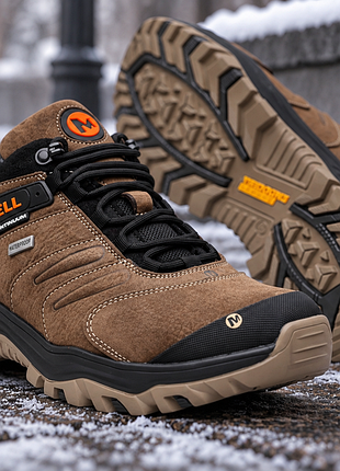 Кроссовки термо зимние merrell trekking waterproof 1948x black