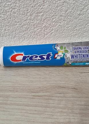 Зубна паста crest plus baking soda & peroxide whitening with tartar protectio