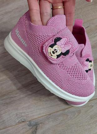 Кросівки для дівчинки minnie рожеві