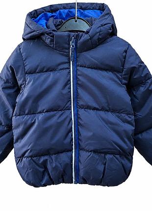 Синя тепла дута куртка на хлопчика 3/4р. 104 см h&m