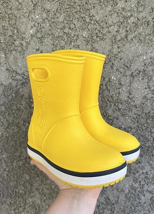 Гумові чоботи crocs c11 жовті
