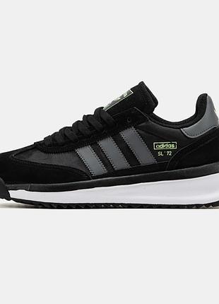 Чоловічі кросівки adidas sl 72 rtn black grey