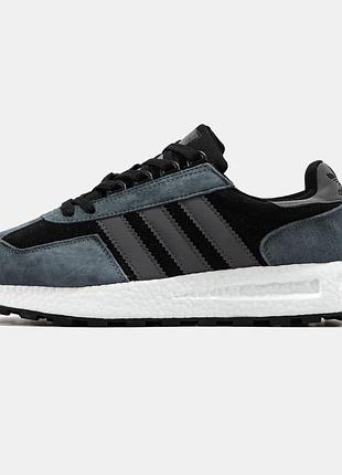 Мужские кроссовки adidas retropy e5 grey black