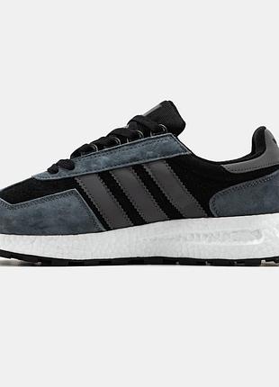 Мужские кроссовки adidas retropy e5 grey black 2