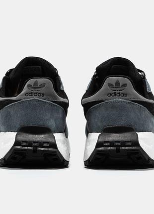 Мужские кроссовки adidas retropy e5 grey black 6
