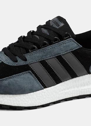 Мужские кроссовки adidas retropy e5 grey black 9