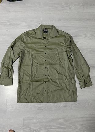 Сорочка чоловіча olymp luxor modern fit, хакі, розмір 46