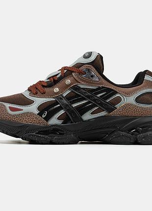 Мужские кроссовки asics gel-nyc 2.0 x hal studio brown black