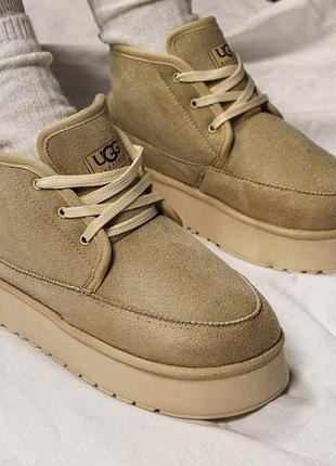 Жіночі зимові ugg classic platform🤎 8