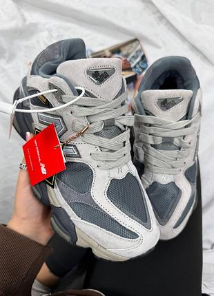 Кросівки new balance 9060 grey gore tex хутро