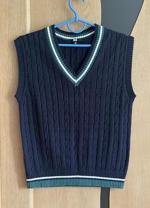 Стильний в'язаний жилет uniqlo