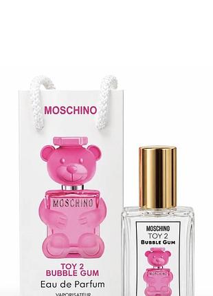 Парфуми жіночі  moschino toy 2 bubble gum, 50 мл, сумка. в стилі бренду