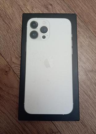 Iphone 13 pro max. silver. 128 gb. просто коробка.