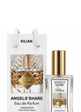 Папфуми унісекс kilian angels share, 50 мл, сумка. в стилі бренду