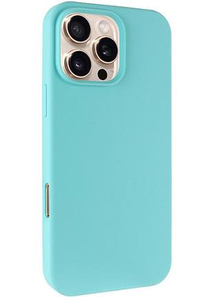 Чехол silk full protective (aa) no logo для apple iphone 16 pro max (6.9") бирюзовый / marine green