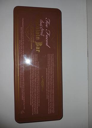 Тіні для повік too faced chocolate bar 6