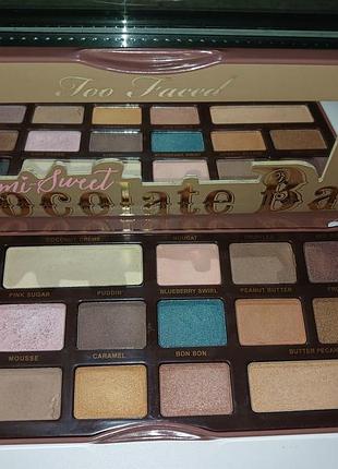 Тіні для повік too faced chocolate bar 2