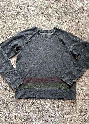 Жіночий світшот arc'teryx momenta pullover у сірому кольорі меланж. в ідеалі. розмір s.