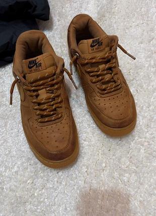 Кросівки nike air force коричневі