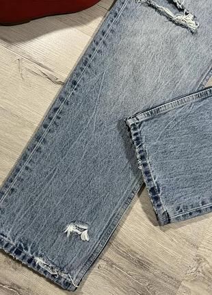 Джинсы zara с дырками 3