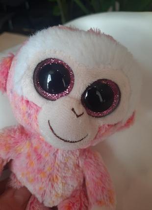 М’яка іграшка мавпеня ruby серії beanie boos ty