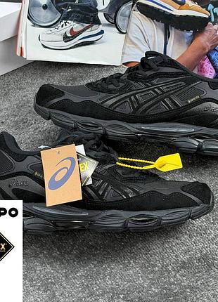 Зимові asics gel-nyc black gore-teх, хутро