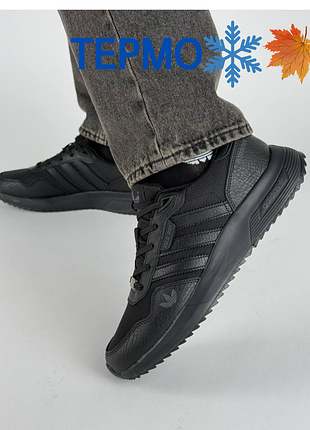 Чоловічі термо кросівки adidas retropy gtx all black