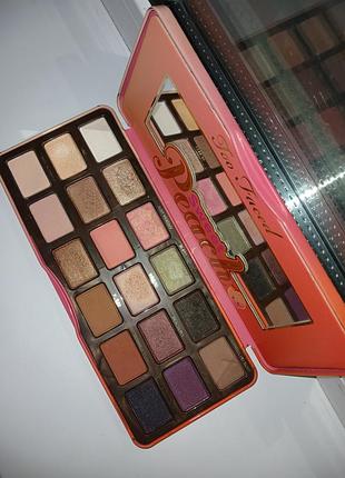 Тіні для повік too faced sweet peach eyeshadow palette