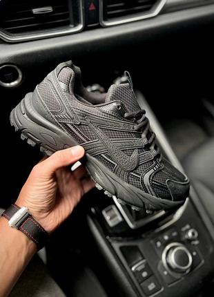 Кросівки чоловічі nike v2k run all black termo