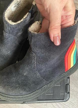 Замшеві чобітки р 26/18 см next некст 🌈