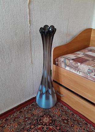 Ваза підлогова скляна, 80 см