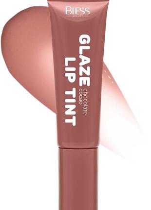 Блеск для губ glaze lip tint [03 - chocolate cocoa] (10 мл) от bless beauty
