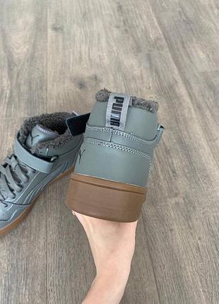 Черевики шкіряні утеплені оригінал puma рр.44.5 6