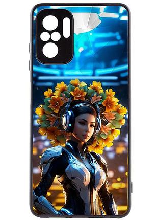 Tpu+pc чехол prisma ladies для xiaomi redmi note 10 pro / 10 pro max cyberpunk
