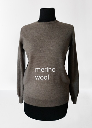 Мериносовый свитер 100% merino extra fine