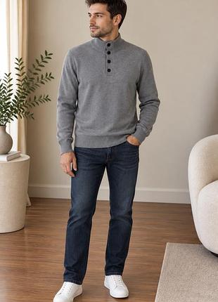 Мужской теплый свитер Tommy hilfiger. коттон 95%, кашемир5%