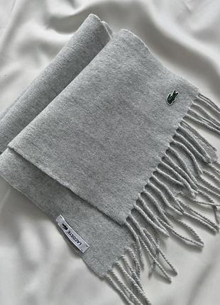 Вовняний шарф унісекс lacoste