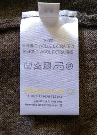 Мериносовый свитер 100% merino extra fine премиум бренд paul kehl 10
