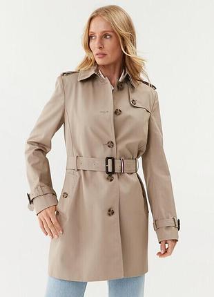 Жіночий плащ тренч tommy hilfiger бежевий