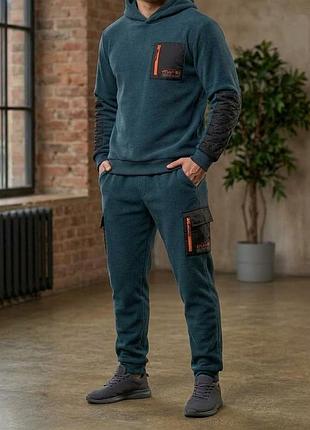 Флісовий костюм худі та штани  lefties (група zara).
