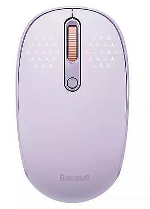 Мышь беспроводная baseus f01b tri-mode bluetooth + 2.4g (b01055503833) purple
